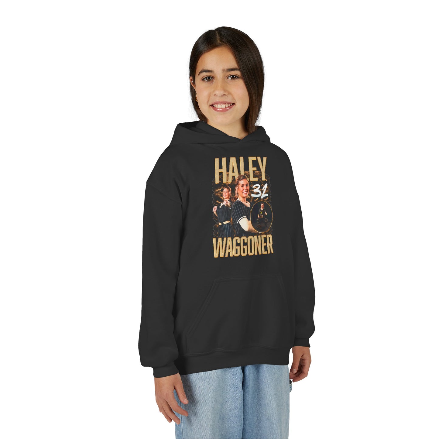 Haley Waggoner Single Color Combo Kids Hoodie