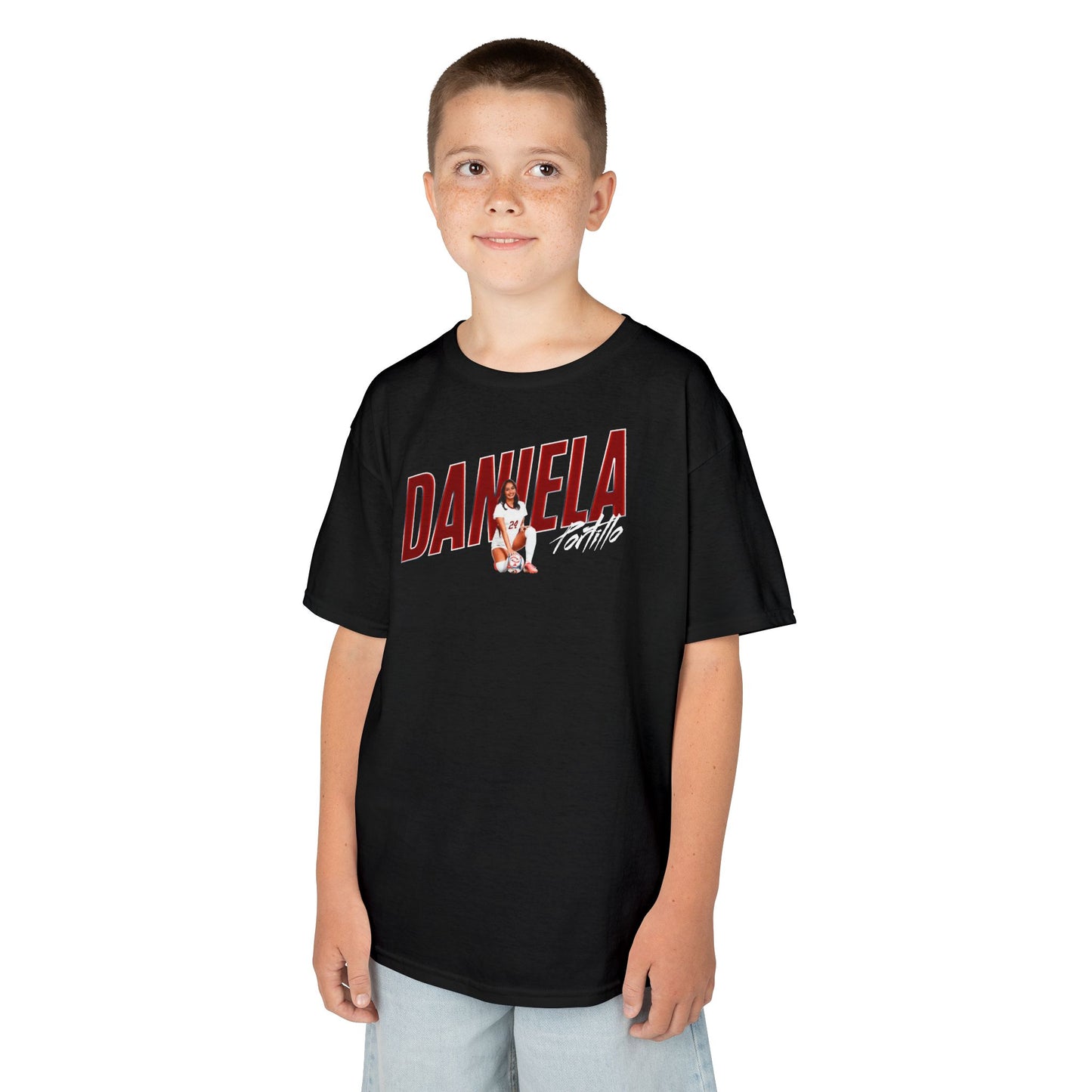 Daniela Portillo Cursive Combo Colored Kids Tee