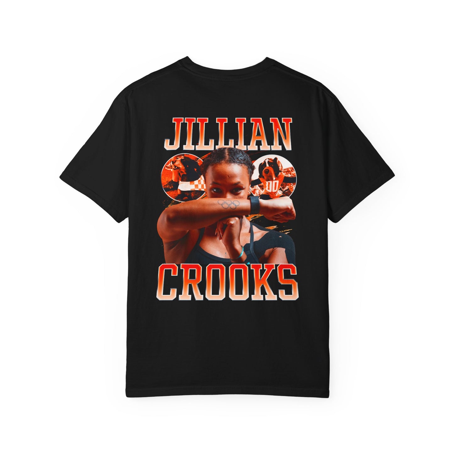 Jillian Crooks Logo Front & Back Premium Tee