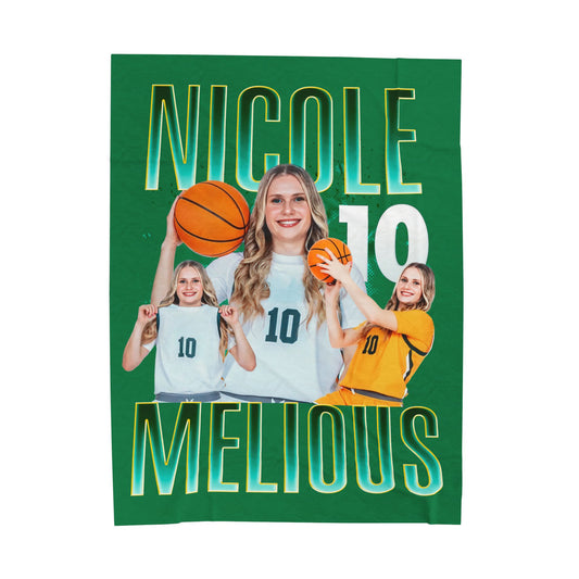 Nicole Melious 60"-80" Plush Blanket