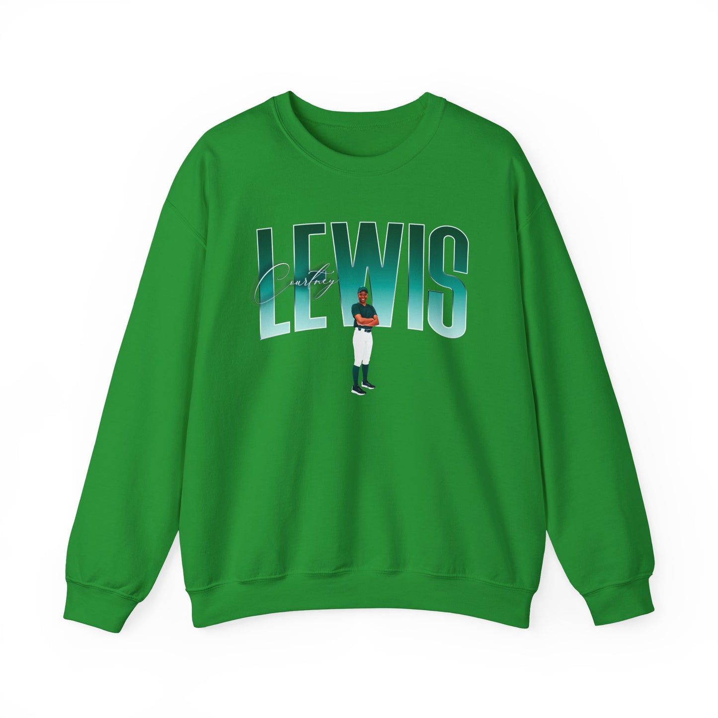 Courtney Lewis Big Last Name Crewneck Sweatshirt