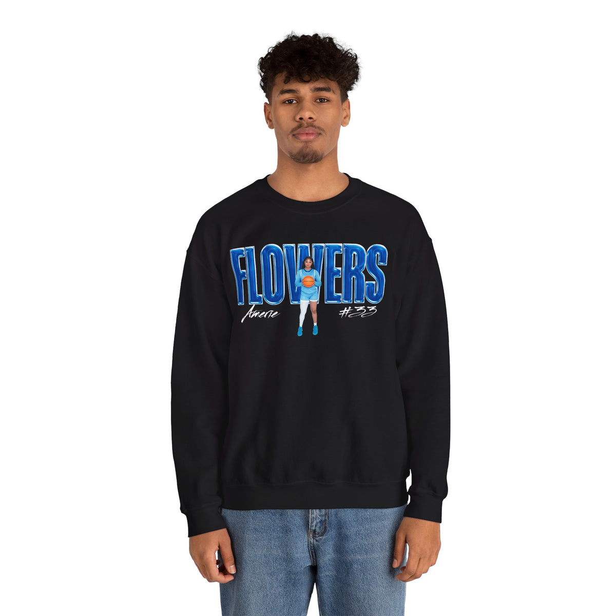 Amerie Flowers Lowkey Crewneck Sweatshirt