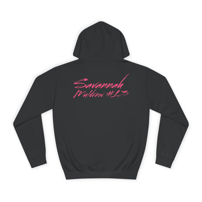 Savannah Muldrew Cursive Name & Number Premium Hoodie