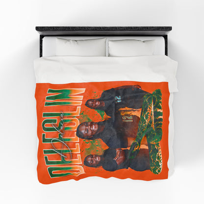 Delacia Deleslin Last Name Highlight 60"-80" Plush Blanket