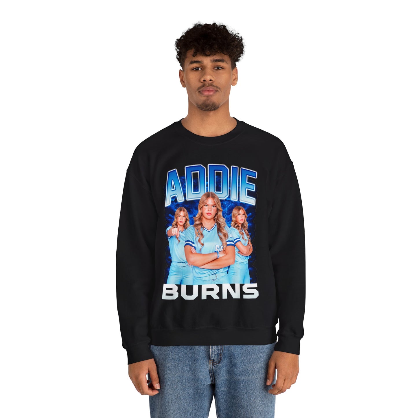 Addie Burns Lightning Storm Crewneck Sweatshirt