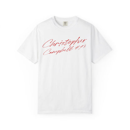 Christopher Campbell Cursive Name & Number Premium Tee