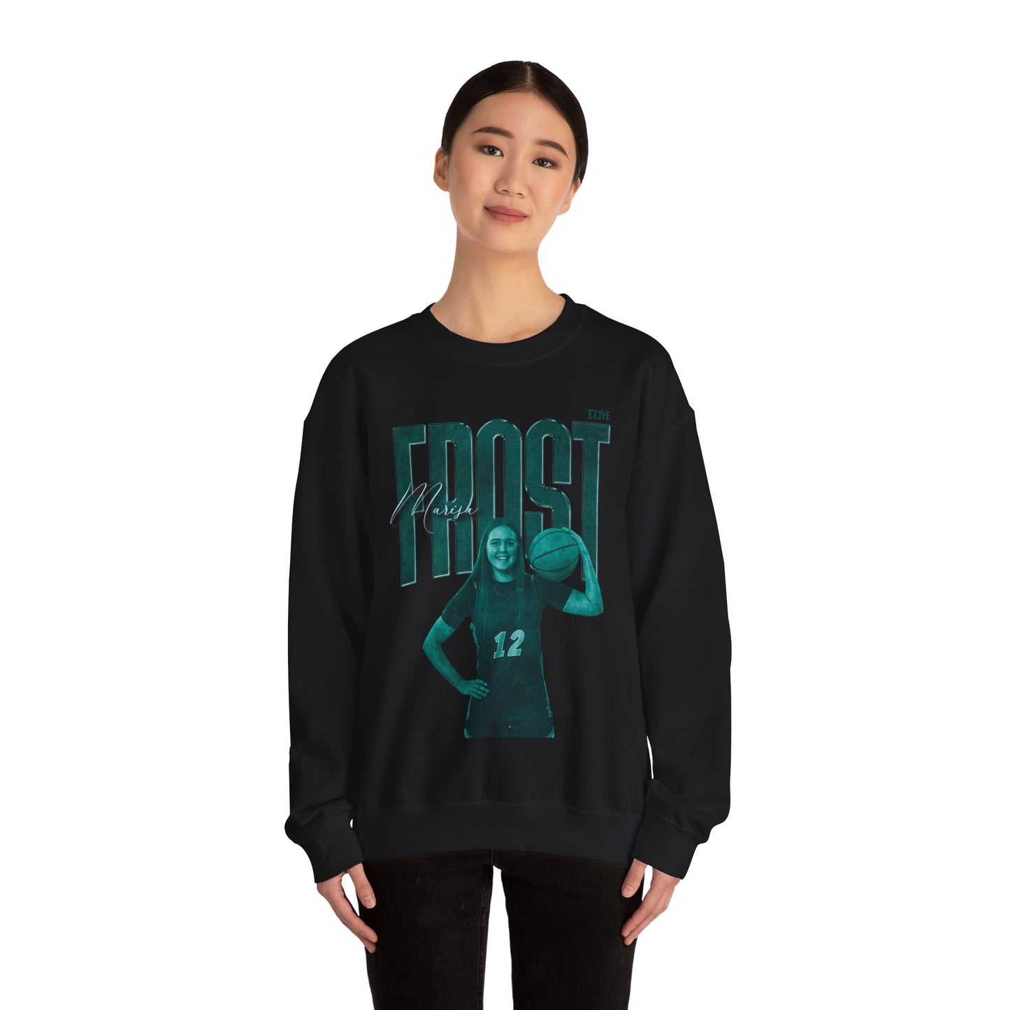 Marisa Frost Faded Glory Crewneck Sweatshirt