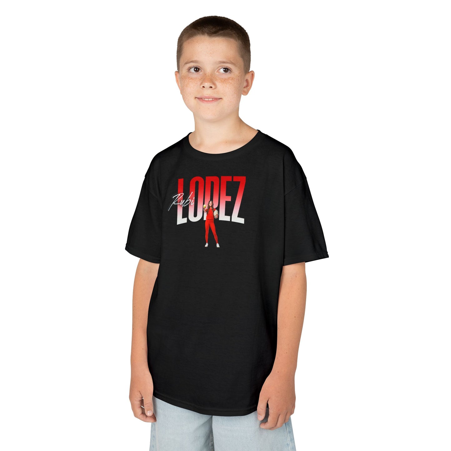 Rubi Lopez Big Last Name Kids Tee