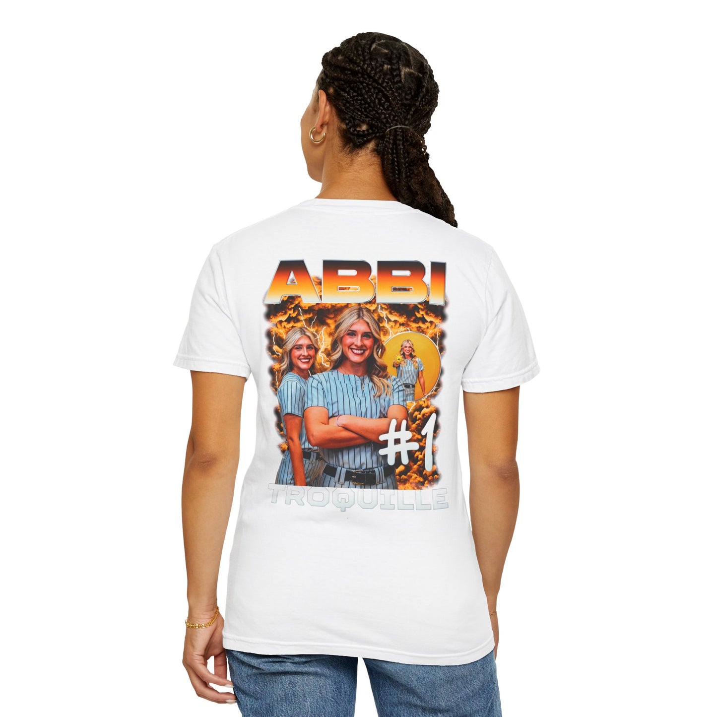 Abbi Troquille Logo Front & Back Premium Tee