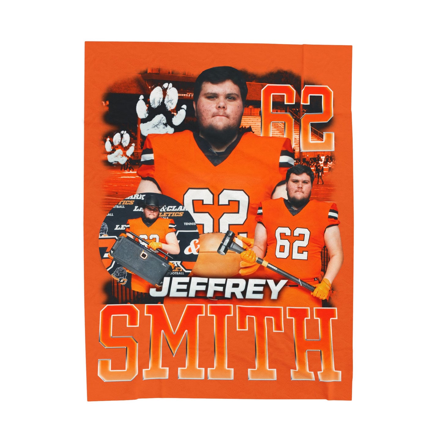 Jeffrey Smith 60"-80" Plush Blanket
