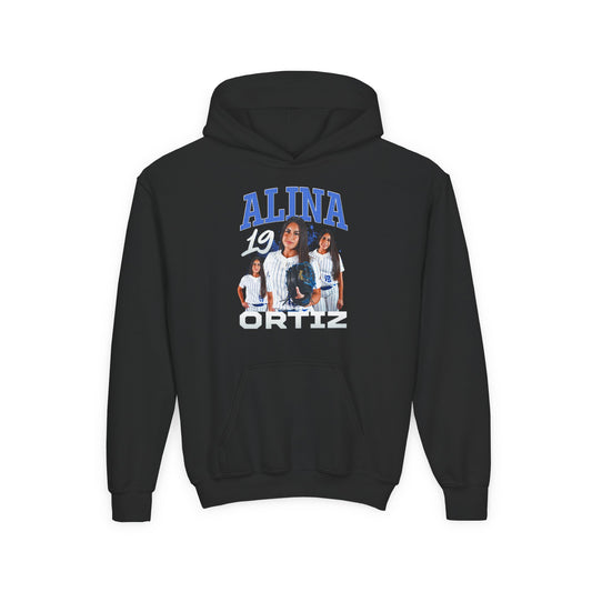 Alina Ortiz First Name Highlight Kids Hoodie