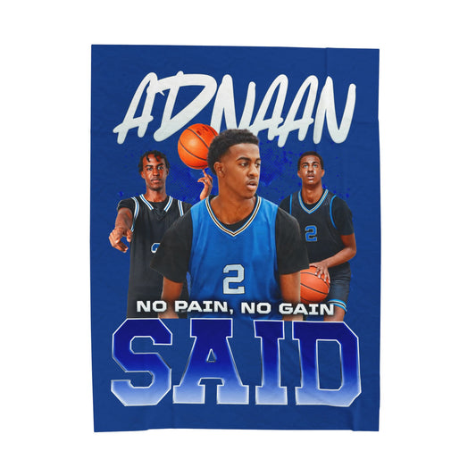 Adnaan Said 60"-80" Plush Blanket