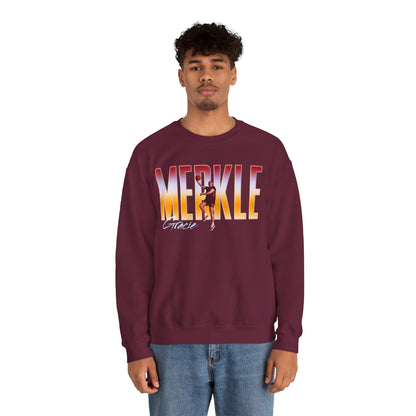 Gracie Merkle Big Last Name Crewneck Sweatshirt