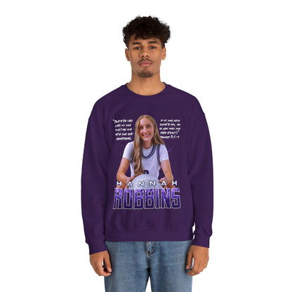 Hannah Robbins Featured Quote Crewneck Sweatshirt