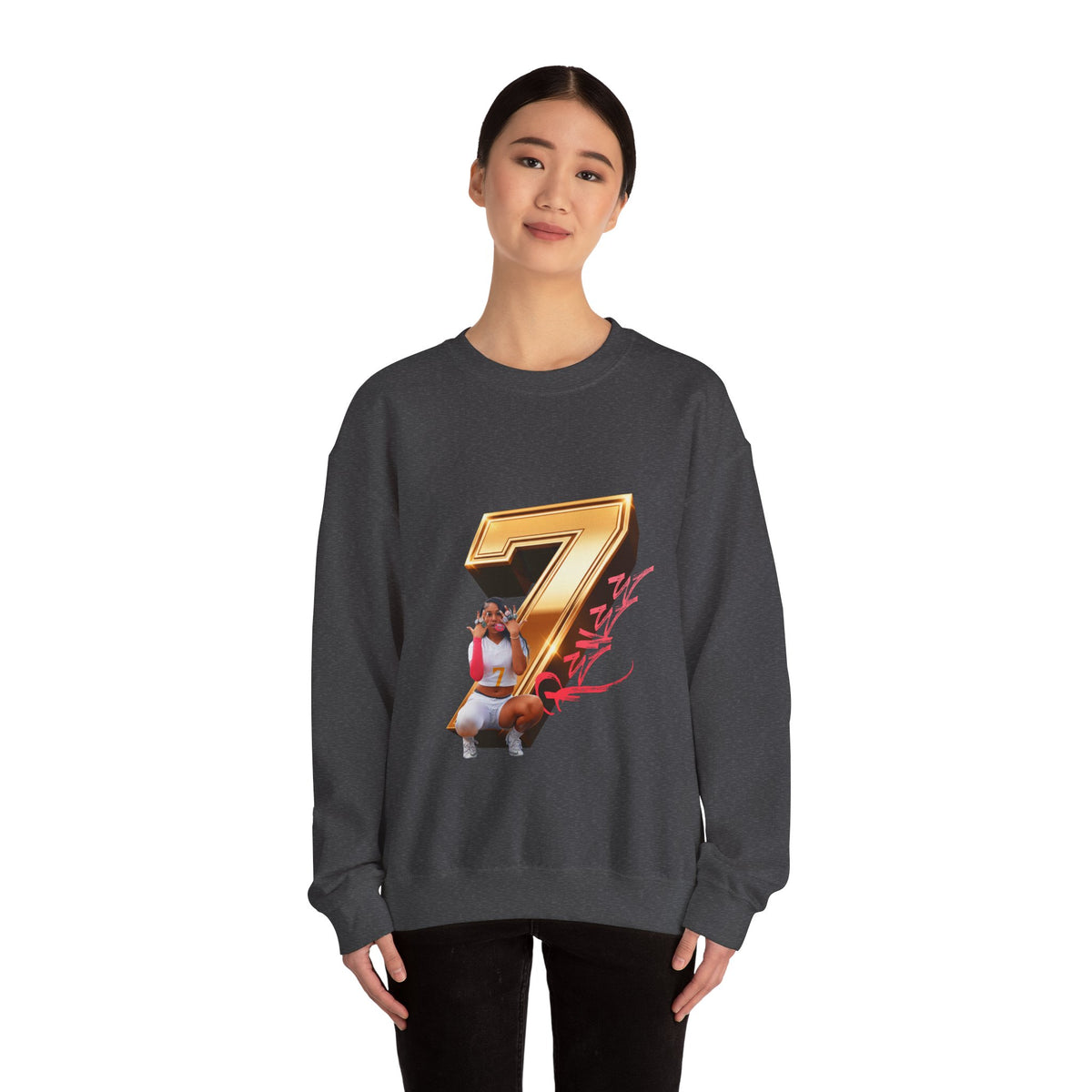 Kalayah Renee Player Icon Number Crewneck Sweatshirt