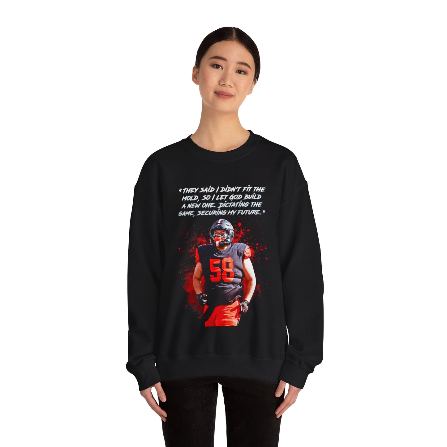Lenard Alvarez Featured Quote Crewneck Sweatshirt
