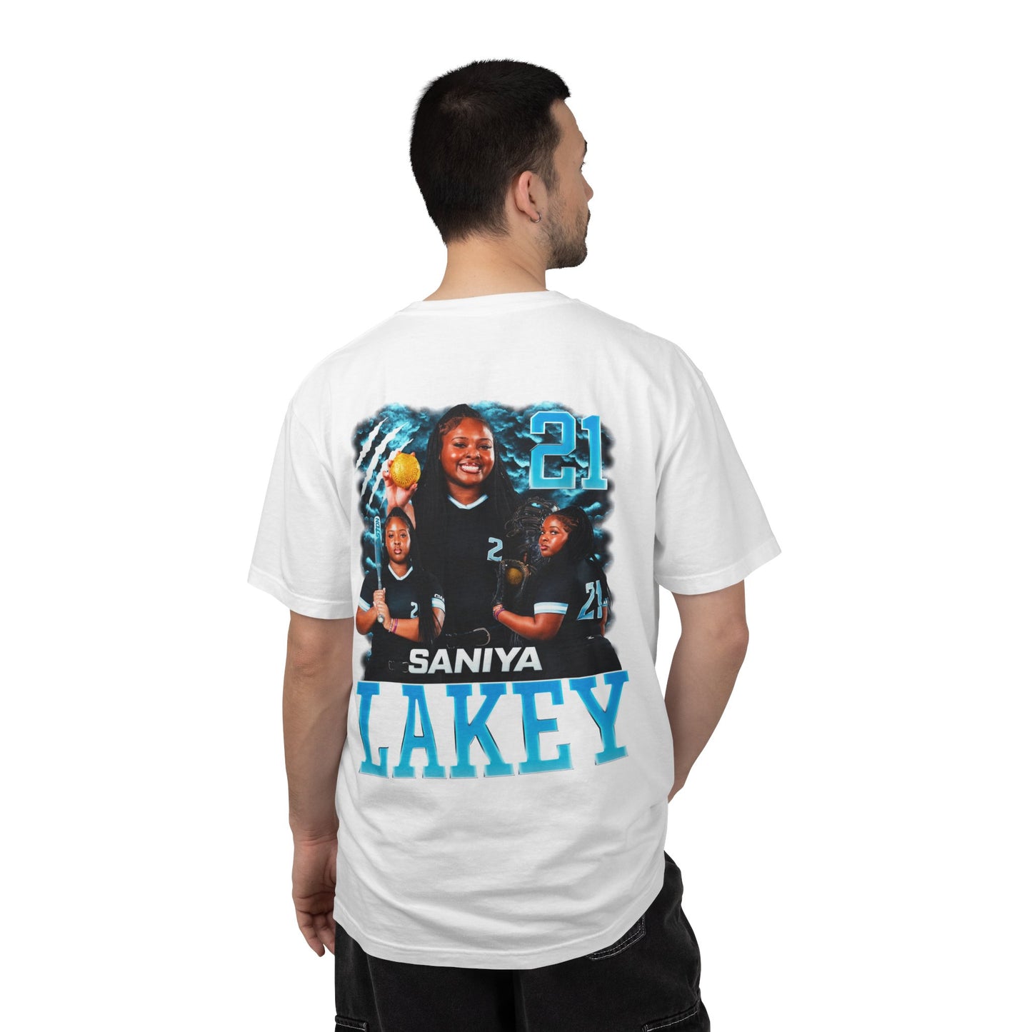 Saniya Lakey Logo Front & Back Premium Tee