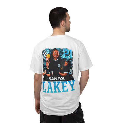 Saniya Lakey Logo Front & Back Premium Tee