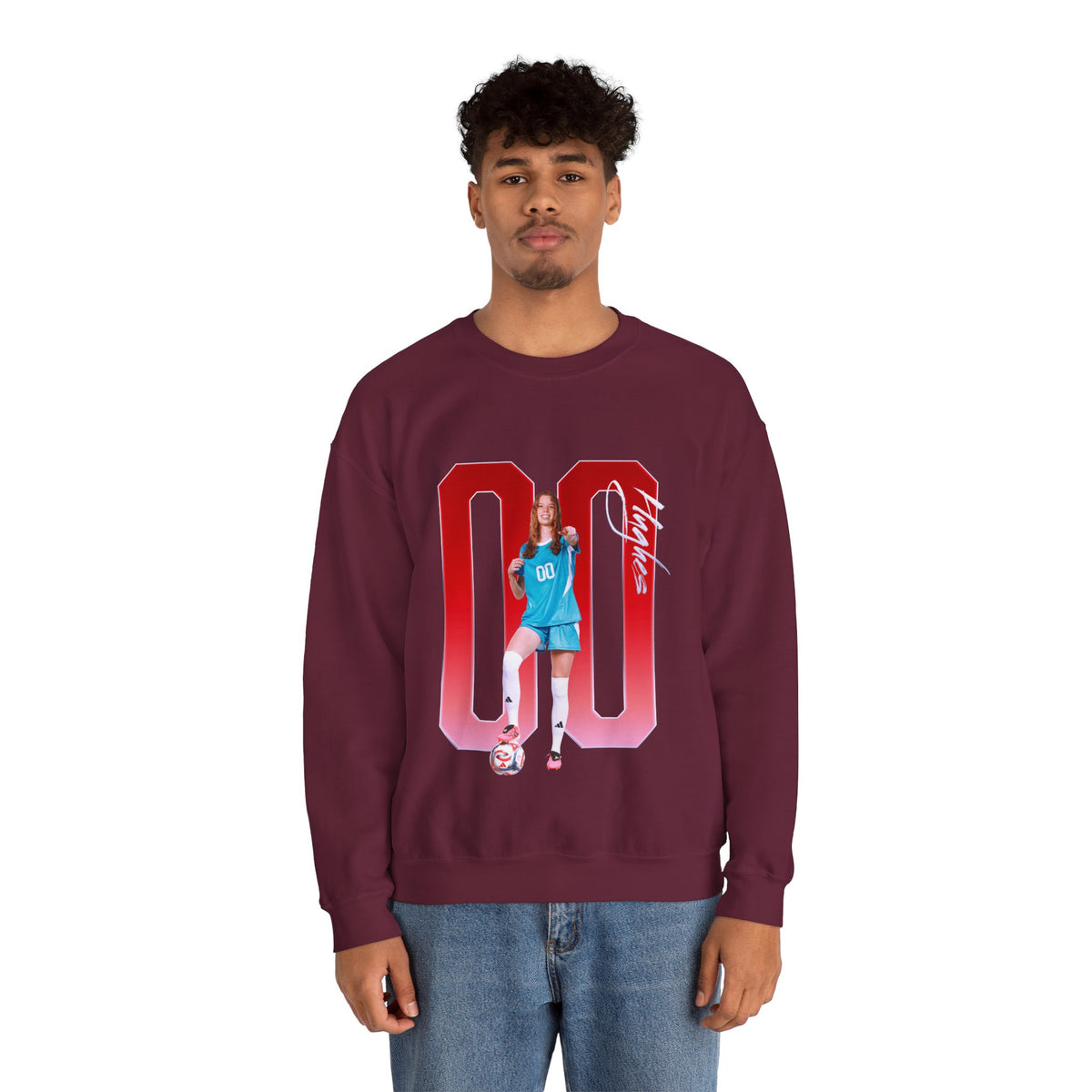 Grace Hughes Player Icon Number Crewneck Sweatshirt