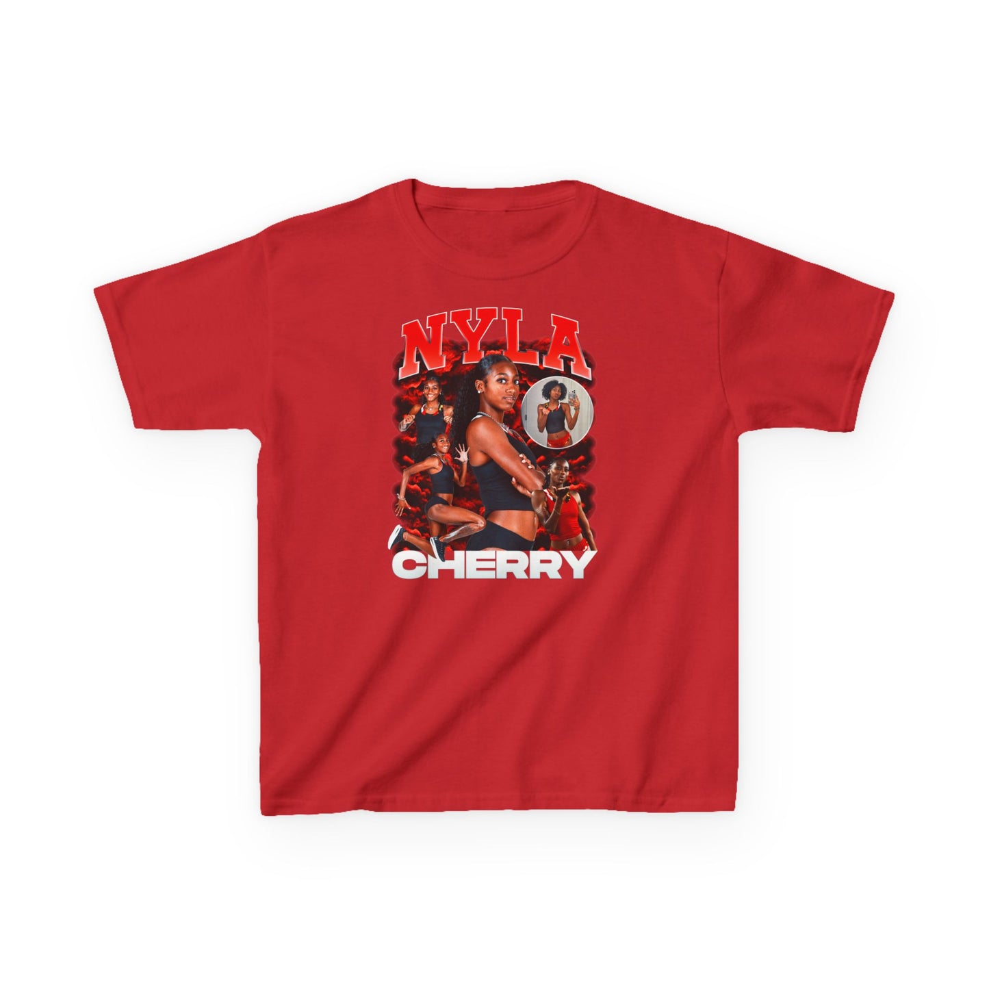 Nyla Cherry First Name Highlight Kids Tee