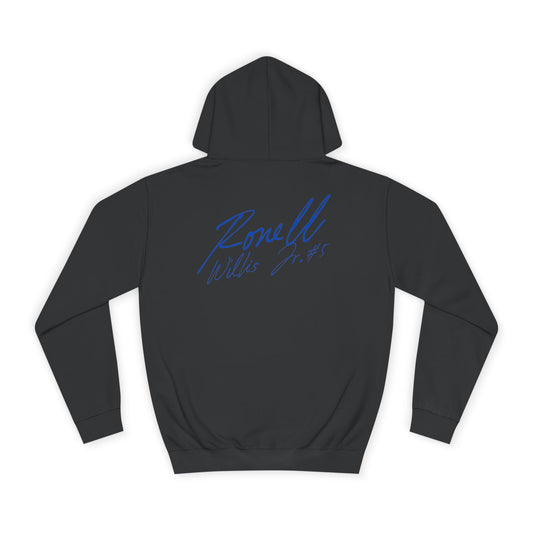 Ronell Willis Jr. Cursive Name & Number Premium Hoodie