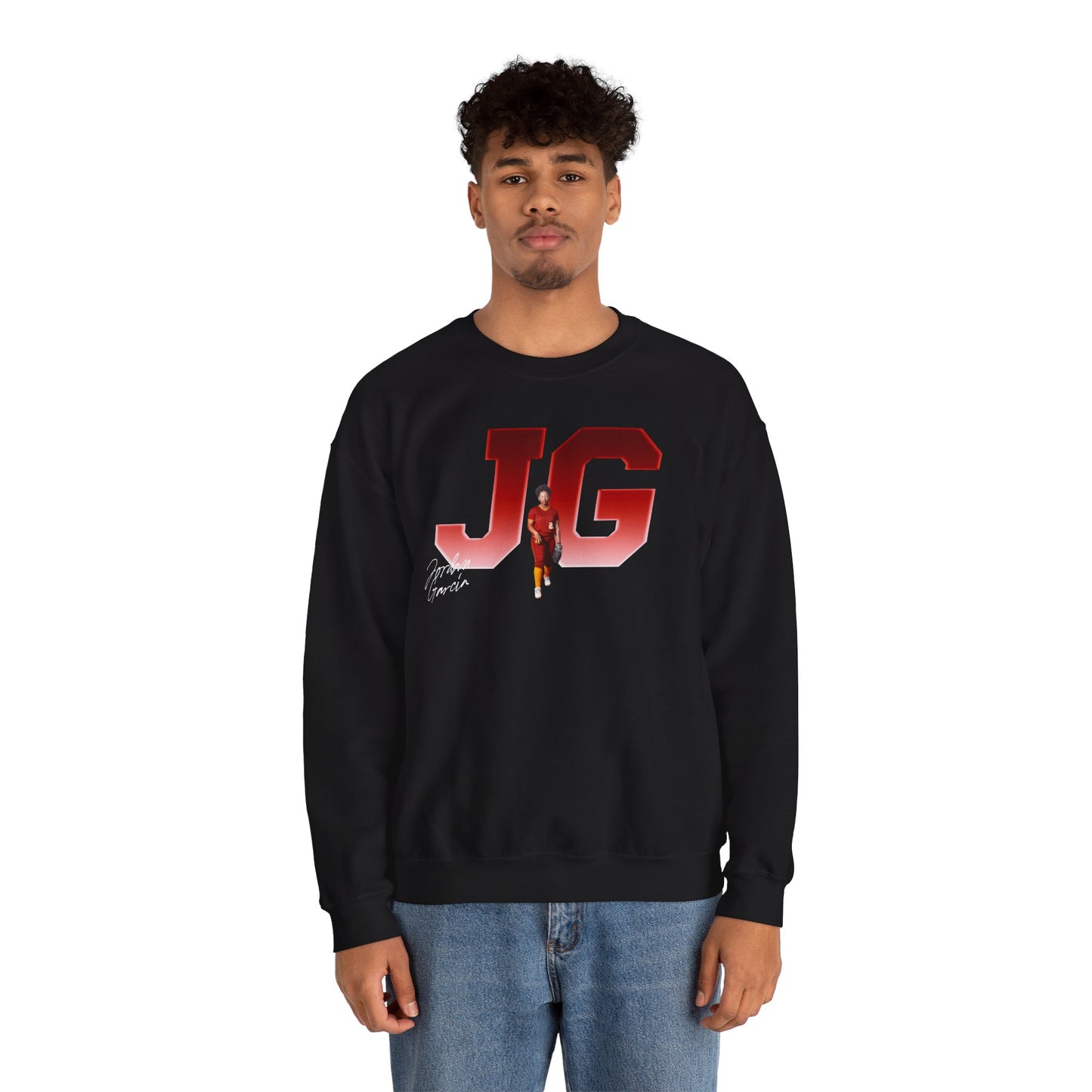 Jordan Garcia Big Initials Colored Crewneck Sweatshirt