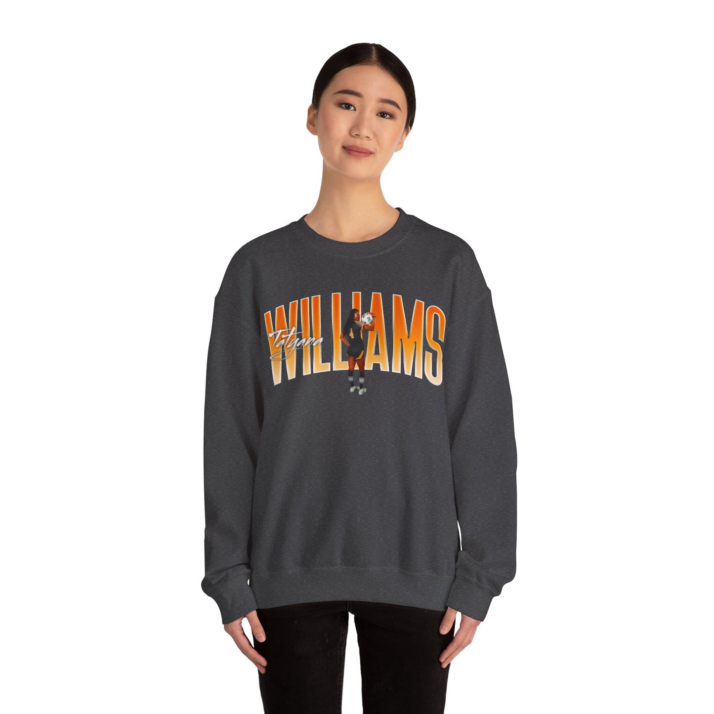 Tatyana Williams Curved Combo Crewneck Sweatshirt