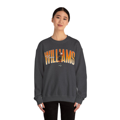 Tatyana Williams Curved Combo Crewneck Sweatshirt