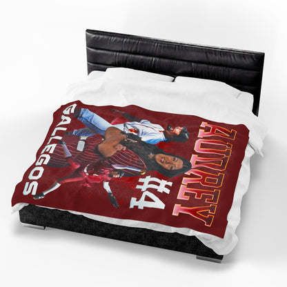 Audrey Gallegos First Name Highlight 60"-80" Plush Blanket