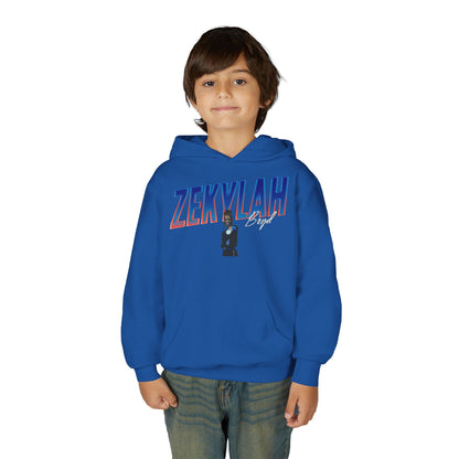 Zekylah Boyd Cursive Combo Kids Hoodie