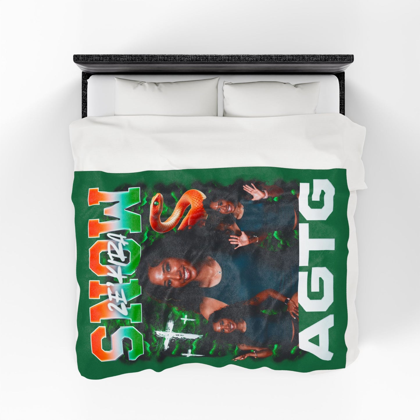 Ze'Kira Snow 60"-80" Plush Blanket