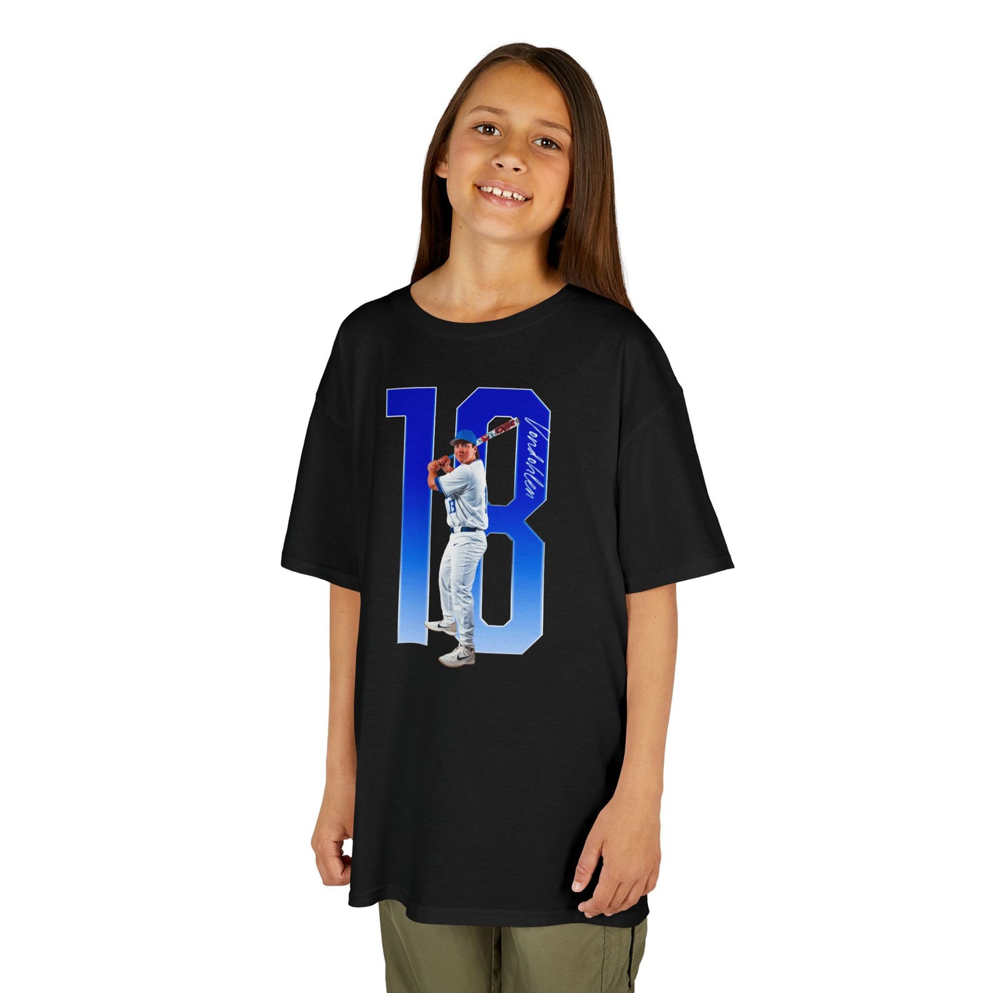 Brett Vondohlen Player Icon Number Kids Tee