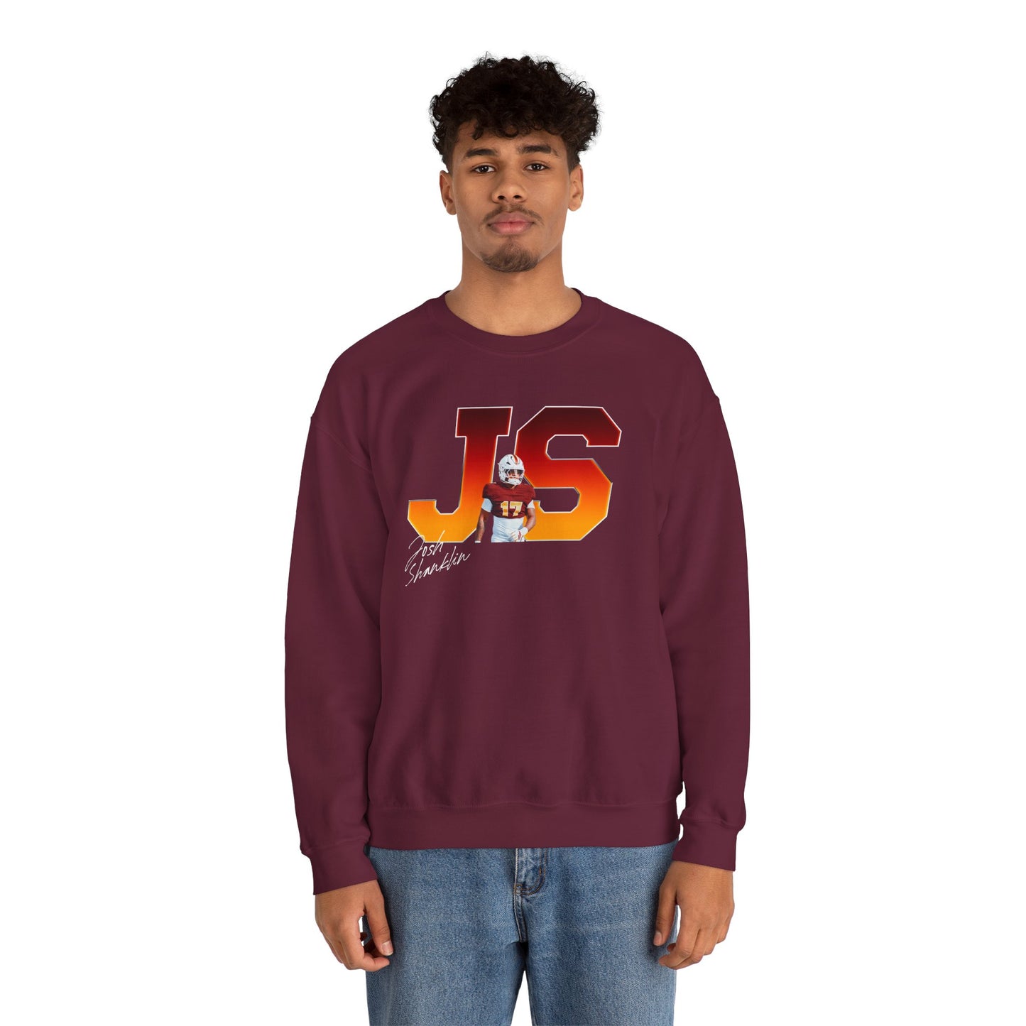 Josh Shanklin Big Initials Colored Crewneck Sweatshirt