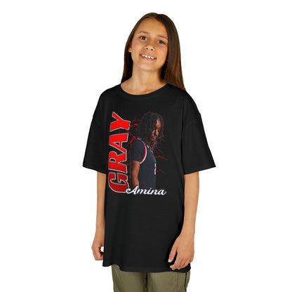 Amina Gray Kids Tee