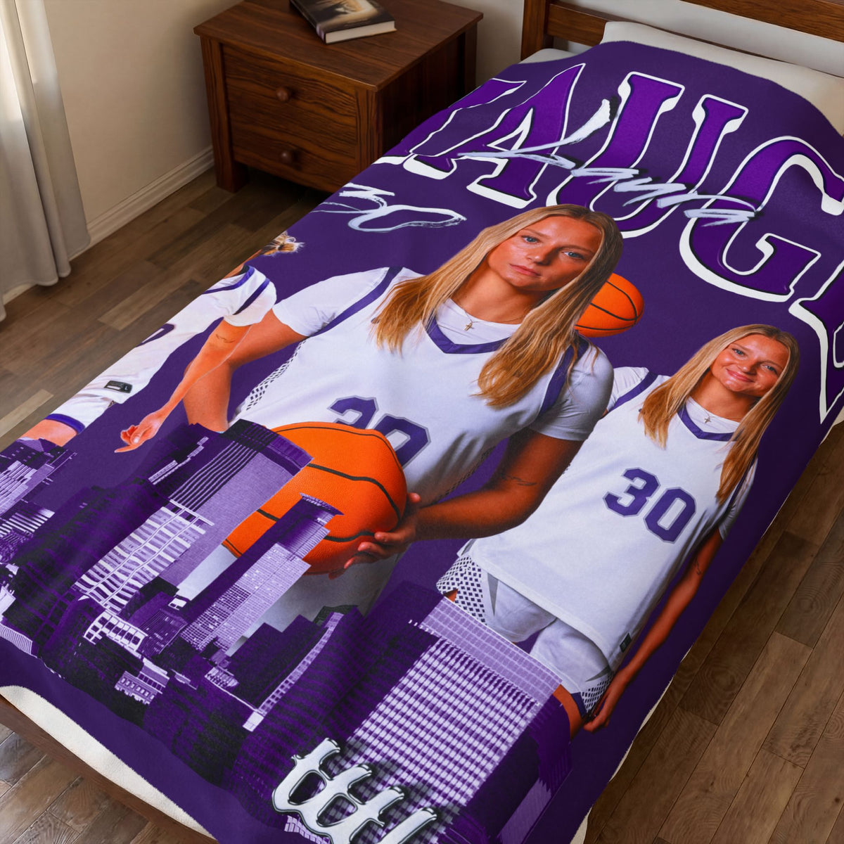 Laura Hauge 60"-80" Plush Blanket