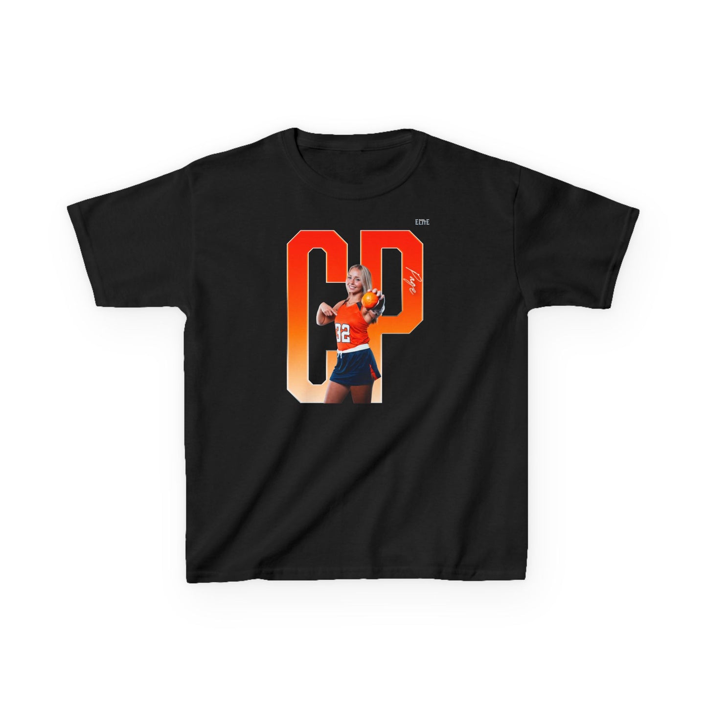 Chloe Page Player Icon Initials Kids Tee