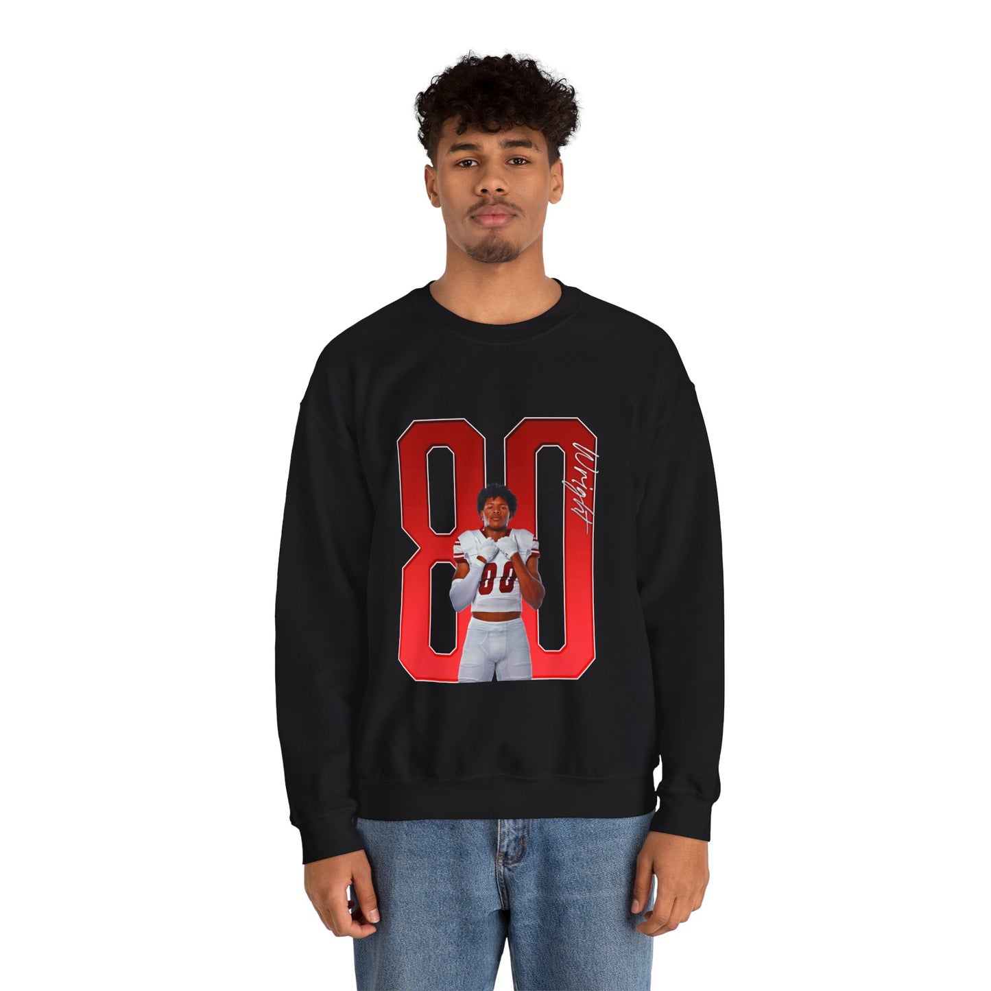 Izeyah Wright Player Icon Number Crewneck Sweatshirt