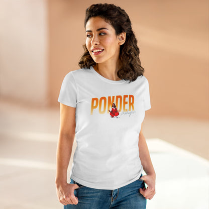 Malaysia Ponder Cursive Combo Women's Tee