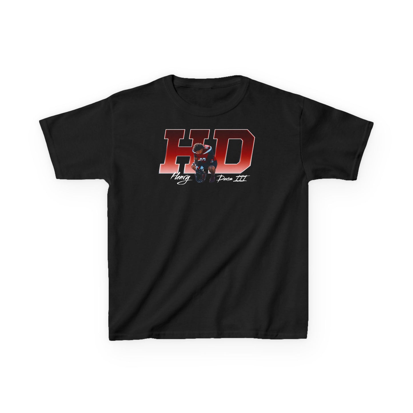 Henry Davis III Big Initials Kids Tee