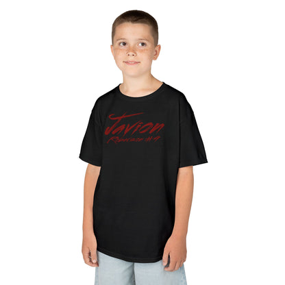 Javion Roberson Cursive Name & Number Kids Tee