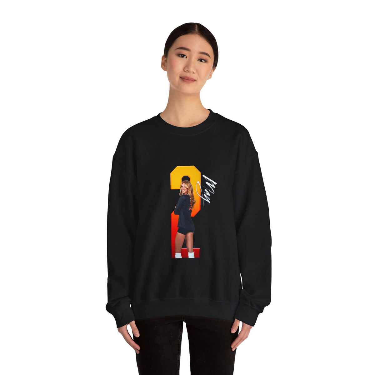 Emily May Player Icon Number Crewneck Sweatshirt