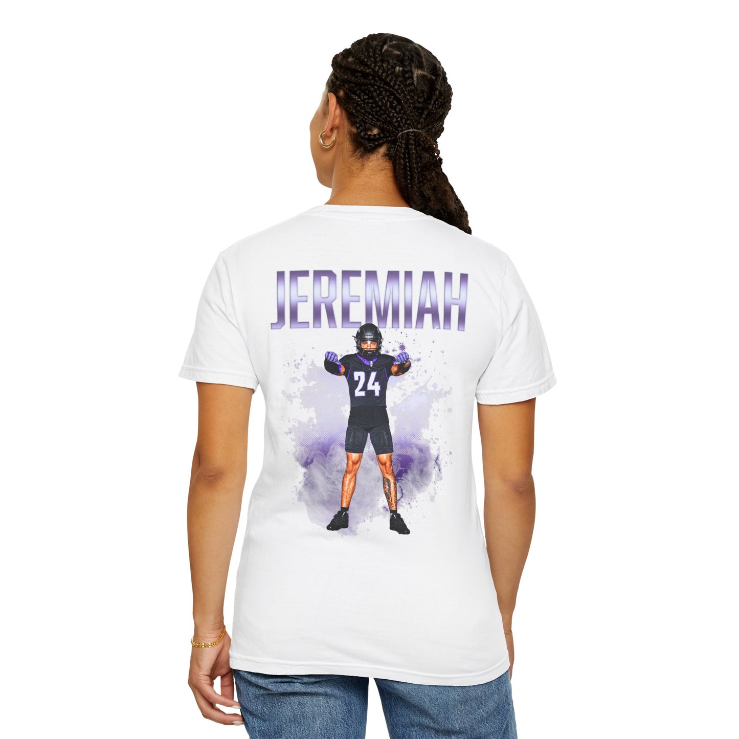 Jeremiah Valdez-Sholar Logo Front & Back Premium Tee