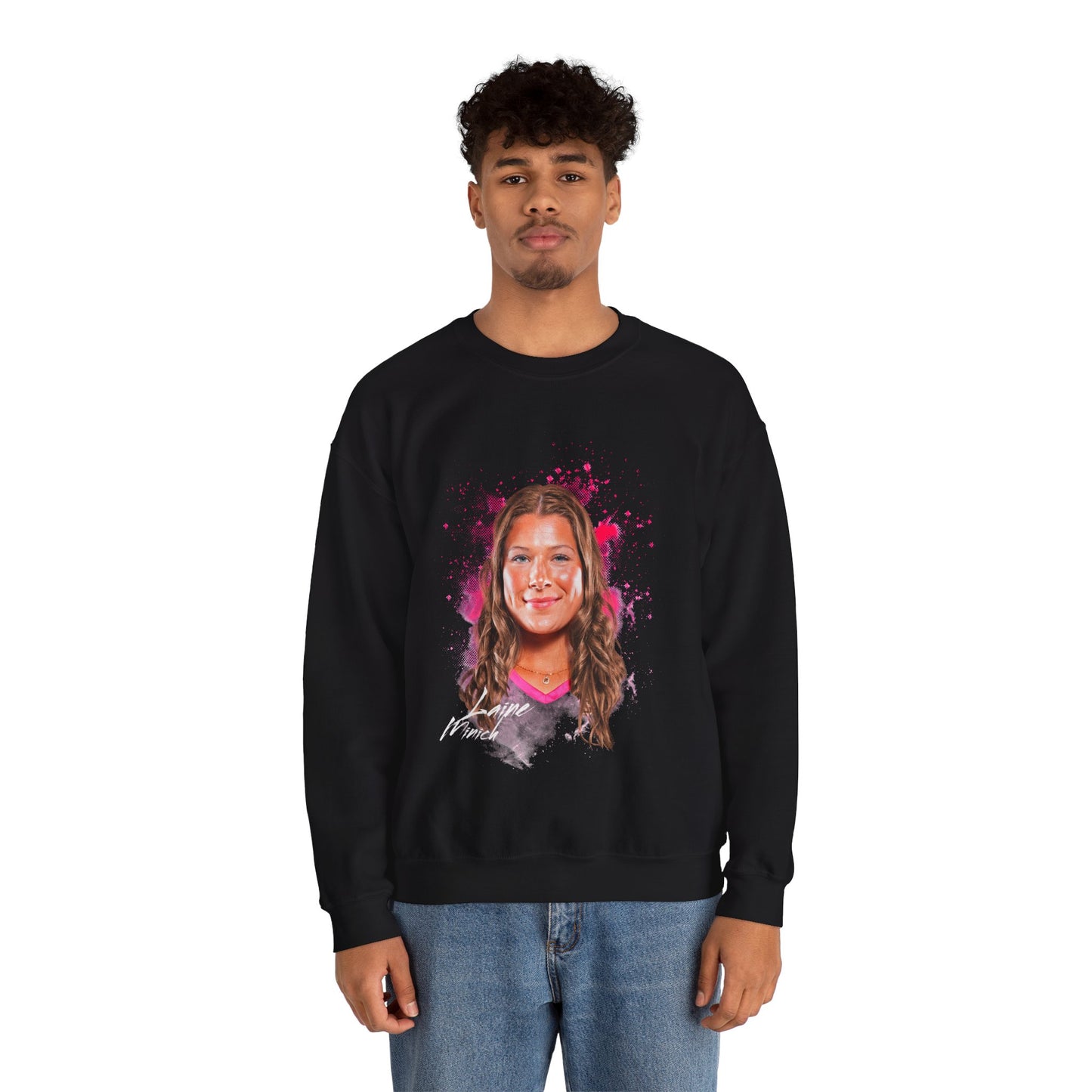 Laine Minich Big Head Crewneck Sweatshirt