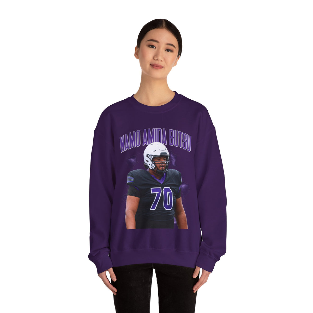 Antonio Heath Athlete Quote Crewneck Sweatshirt