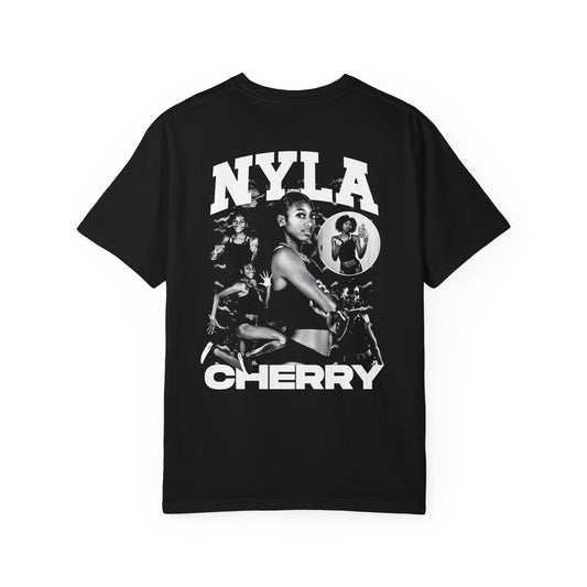Nyla Cherry Vintage Blackout Premium Tee
