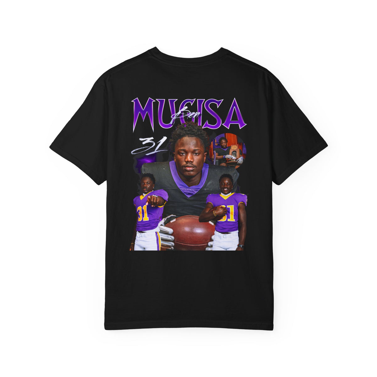 Ben Mugisa Logo Front & Back Premium Tee