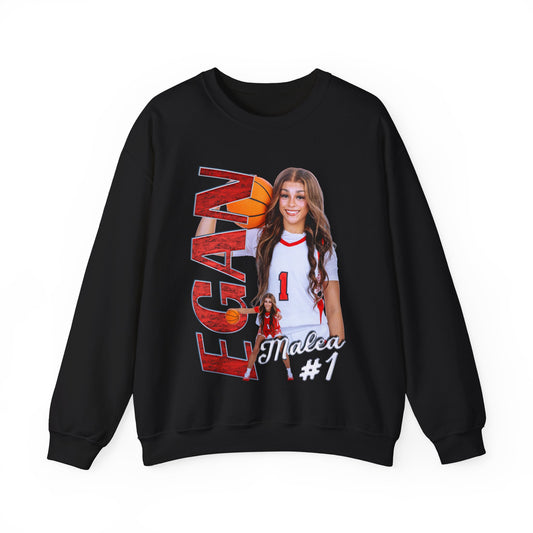 Malea Egan Vertical Name Crewneck Sweatshirt