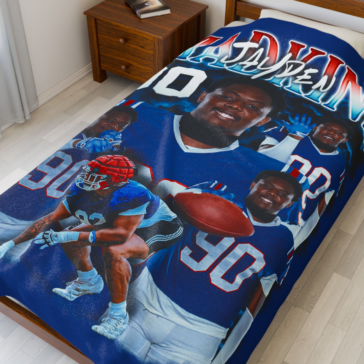 Jayden Madkins 60"-80" Plush Blanket