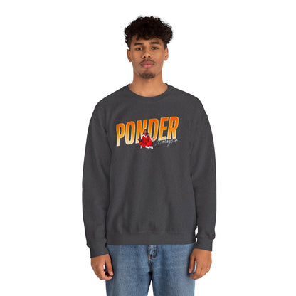 Malaysia Ponder Cursive Combo Crewneck Sweatshirt
