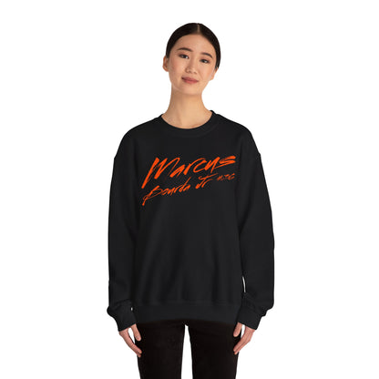 Marcus Bourda Jr. Cursive Name & Number Crewneck Sweatshirt
